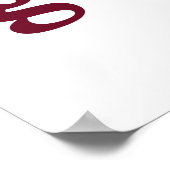 Elon University Abschluss Poster (Ecke)