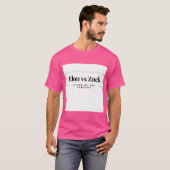 Elon Vs Zuck T-Shirt (Vorne ganz)