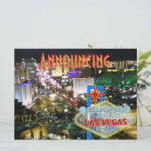 Elope Verheiratet in der Ankündigung von Las Vegas (Stehend Vorderseite)