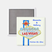 Eloped zu Las Vegas Magnet (Vorderseite/Rückseite)