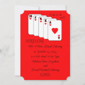 Elopement Ankündigung Royal Flush (Vorderseite)