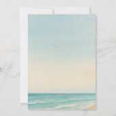 Elopement Beach Wedding Save the Date (Rückseite)