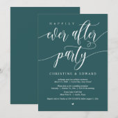 Elopement, glücklicherweise immer nach dem Party,  Einladung (Vorne/Hinten)