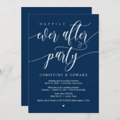 Elopement, glücklicherweise immer nach dem Party,  Einladung (Vorne/Hinten)