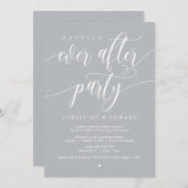 Elopement, glücklicherweise immer nach dem Party,  Einladung (Vorne/Hinten)