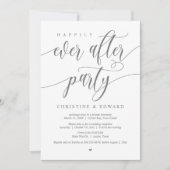 Elopement, glücklicherweise immer nach dem Party, Einladung (Vorderseite)