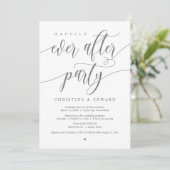 Elopement, glücklicherweise immer nach dem Party, Einladung (Stehend Vorderseite)