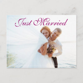 Elopement Hochzeit Ankündigungspostkarte