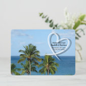 Elopement Hochzeitsempfehlung nur Verheiratet St L Einladung (Stehend Vorderseite)