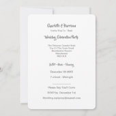 Elopement Hochzeitsempfehlung nur Verheiratet St L Einladung (Rückseite)