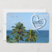 Elopement Hochzeitsempfehlung nur Verheiratet St L Einladung (Vorderseite)