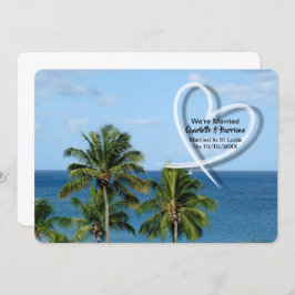 Elopement Hochzeitsempfehlung nur Verheiratet St L Einladung