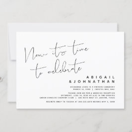 Elopement, jetzt ist es an der Zeit zu feiern Einladung