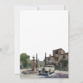 Elopement Old Money Estate Wedding Reception Einladung (Rückseite)