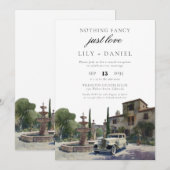 Elopement Old Money Estate Wedding Reception Einladung (Vorne/Hinten)