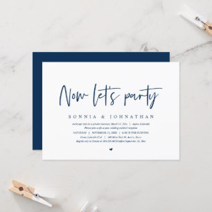 Elopement, Party Einladung