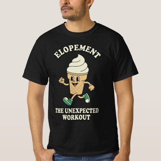 Elopement The Unexpected Workout Autism Awareness T-Shirt (Vorderseite)