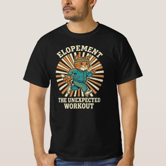 Elopement The Unexpected Workout Autism Awareness T-Shirt (Vorderseite)