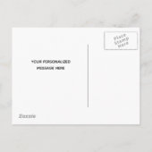 Elopement Wedding Announcement Foto Postkarte (Rückseite)