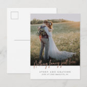 Eloptionskarte Ankündigungspostkarte (Vorne/Hinten)