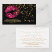 Eloquent Deva Bouquets - Custom Order Visitenkarte (Vorne/Hinten)