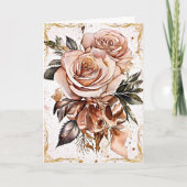 Eloquent Rose von Grace Karte (Vorderseite)