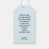 Eloquent Silence Zitat Kunst für Serendekor Geschenkanhänger (Rückseite)