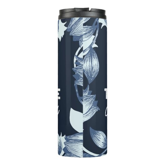 Eloquent Silence Zitat Kunst für Serendekor Thermosbecher (Rückseite)