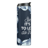 Eloquent Silence Zitat Kunst für Serendekor Thermosbecher (Nach links gedreht)