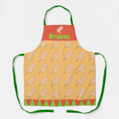 Elote mexikanische Straßenmais auf dem Cob Schürze (Vorderseite)