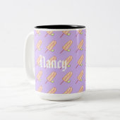 Elote mexikanische Straßenmais auf dem Cob Zweifarbige Tasse (Vorderseite Links)