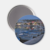 Elounda By Night - Kühlschrankmagnet (Vorderseite/Rückseite)
