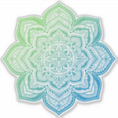 Elowyn Mandala Custom-Cut Vinyl Sticker (Vorderseite)