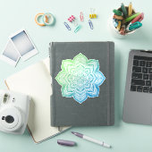 Elowyn Mandala Custom-Cut Vinyl Sticker (iPad Hülle)