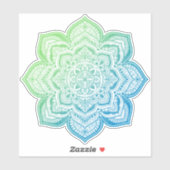 Elowyn Mandala Custom-Cut Vinyl Sticker (Blatt)