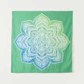 Elowyn Mandala Wandteppich (Vorderseite (Horizontal))