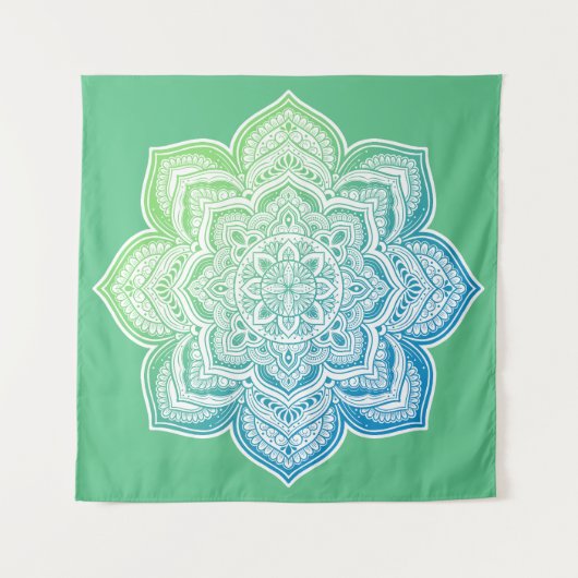 Elowyn Mandala Wandteppich (Vorderseite)