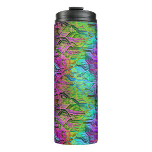 eloxierte Regenbogen-Titan-Schaltung : Thermosbecher