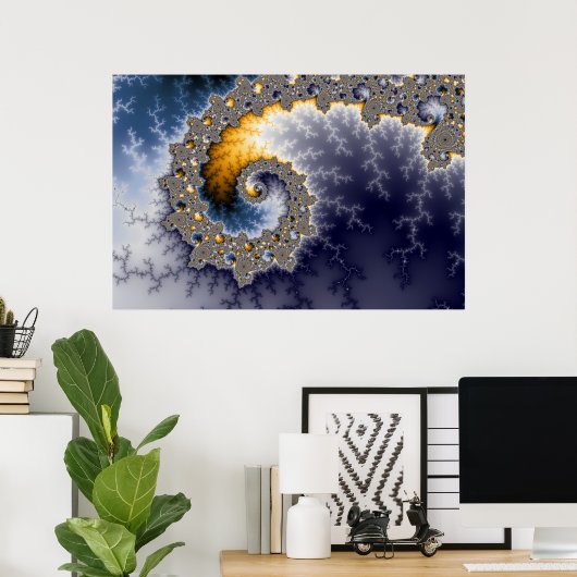 Elp1 - Fraktal Poster (Heimbüro)