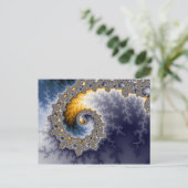 Elp1 - Fraktal Postkarte (Stehend Vorderseite)