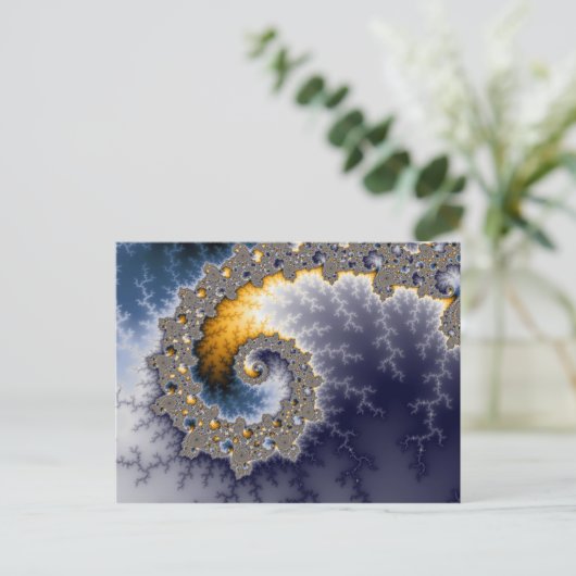 Elp1 - Fraktal Postkarte (Stehend Vorderseite)