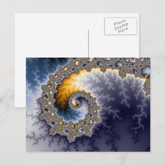 Elp1 - Fraktal Postkarte (Vorne/Hinten)