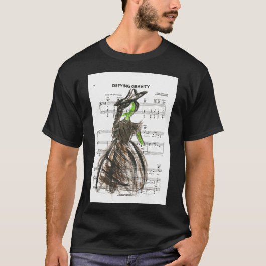 Elphaba - Defying Gravity Classic T-Shirt (Vorderseite)
