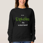 Elphaba Sweatshirt (Vorderseite)
