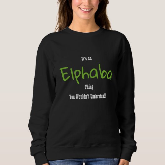 Elphaba Sweatshirt (Vorderseite)