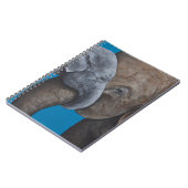 Elphant und Child Blue Notebook Notizblock (Linke Seite)