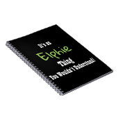 Elphie Zeitschrift Notizblock (Rechte Seite)