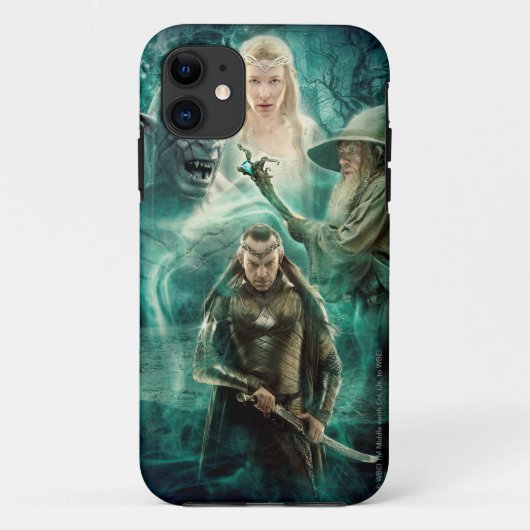 ELROND™, Azog, Galadriel u. Gandalf Grafik Case-Mate iPhone Hülle (Rückseite)