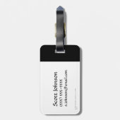 ELROND™, Azog, Galadriel u. Gandalf Grafik Gepäckanhänger (Rückseite vertikal)