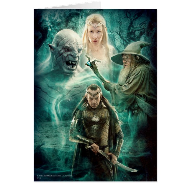 ELROND™, Azog, Galadriel und Gandalf Graphic (Vorne)